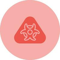 Hazardous materials symbol Vector Icon