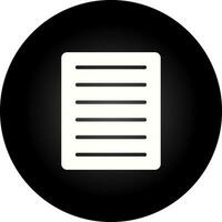 Document Align Justify Vector Icon