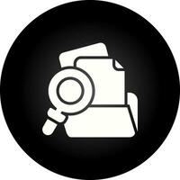 Folder with magnifying glass Vector Icon