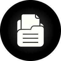 Folder with documents Vector Icon