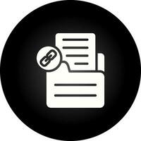 Document Link Vector Icon