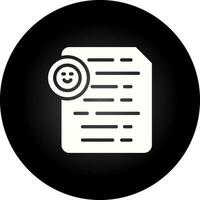 documento insertar emoji vector icono