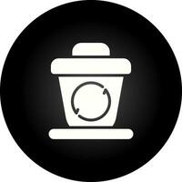 reciclaje compartimiento vector icono