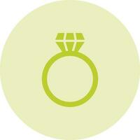 Diamond ring Vector Icon