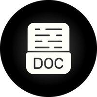 icono de vector de documento