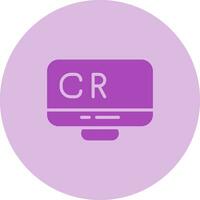 crm analítica vector icono