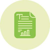 Text Analytics Vector Icon