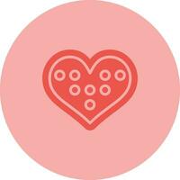 Chocolates in heart Box Vector Icon