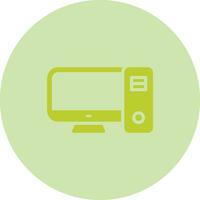 Desktop Computer Vector Icon