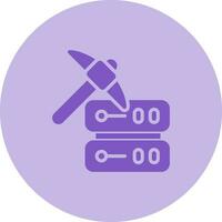 Data Mining Vector Icon