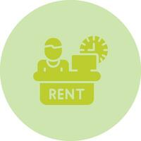 Rental Service Vector Icon