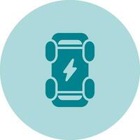 Electric Skateboard Vector Icon