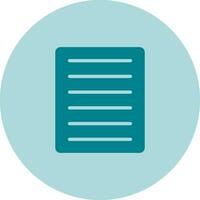 Document Align Justify Vector Icon