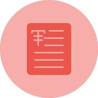 Document Strikethrough Vector Icon