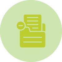 Document Remove Vector Icon
