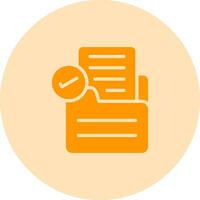 Document Approval Vector Icon