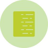 Document Align Right Vector Icon