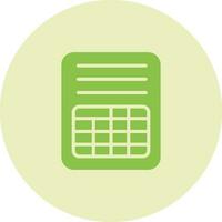 Spreadsheet Vector Icon