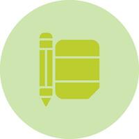 Eraser with pencil Vector Icon