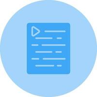 Document Indent Vector Icon