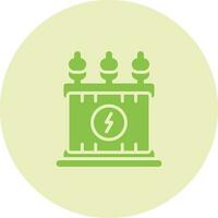 Power Transformer Vector Icon