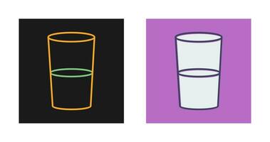 icono de vector de vasos de agua