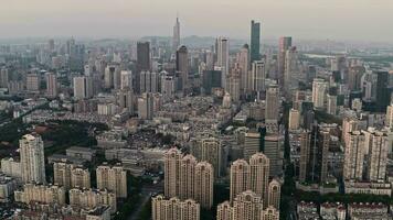 City landscape in Nanjing, Jiangsu, China. video