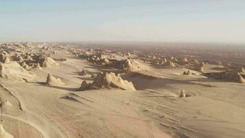 Hills and erosion terrain, natural background. video