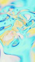 Abstract flowing liquid, 3d rendering. video