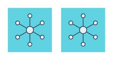 Molecular Structure Vector Icon