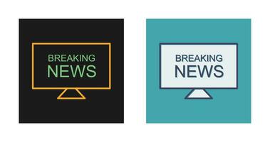 Anchors on News Desk Vector Icon