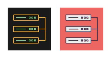 icono de vector de centro de datos