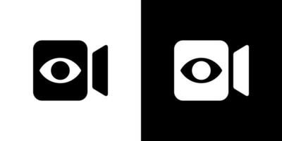 Live video icon vector in flat style. Streaming videos sign symbol