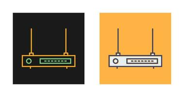 icono de vector de enrutador wifi