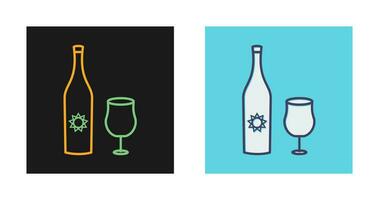 Goblet and Wine Vector Icon