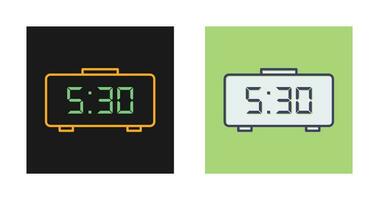 Digital Clock Vector Icon