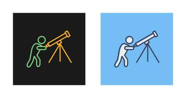 Adjusting Telescope Vector Icon