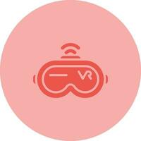 Virtual Reality Headset Vector Icon