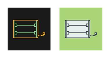 icono de vector de calentador eléctrico