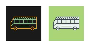 icono de vector de autobús escolar