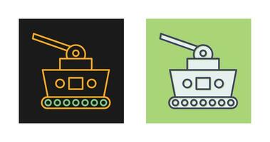 icono de vector de tanque