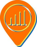 Location Analytics Vector Icon