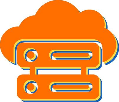 Cloud Computing Vector Icon