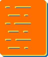 Document Align Left Vector Icon