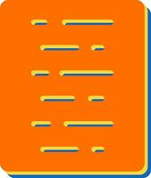 Document Align Center Vector Icon