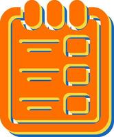 Task list with clipboard Vector Icon