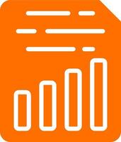 Document Insert Chart Vector Icon