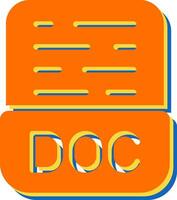 icono de vector de documento