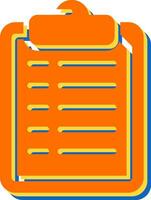 Clipboard with documents Vector Icon