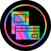 Pay via Card Vector Icon